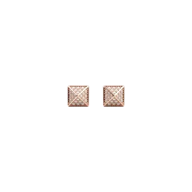 14k Pave Rose Studded Stoppers