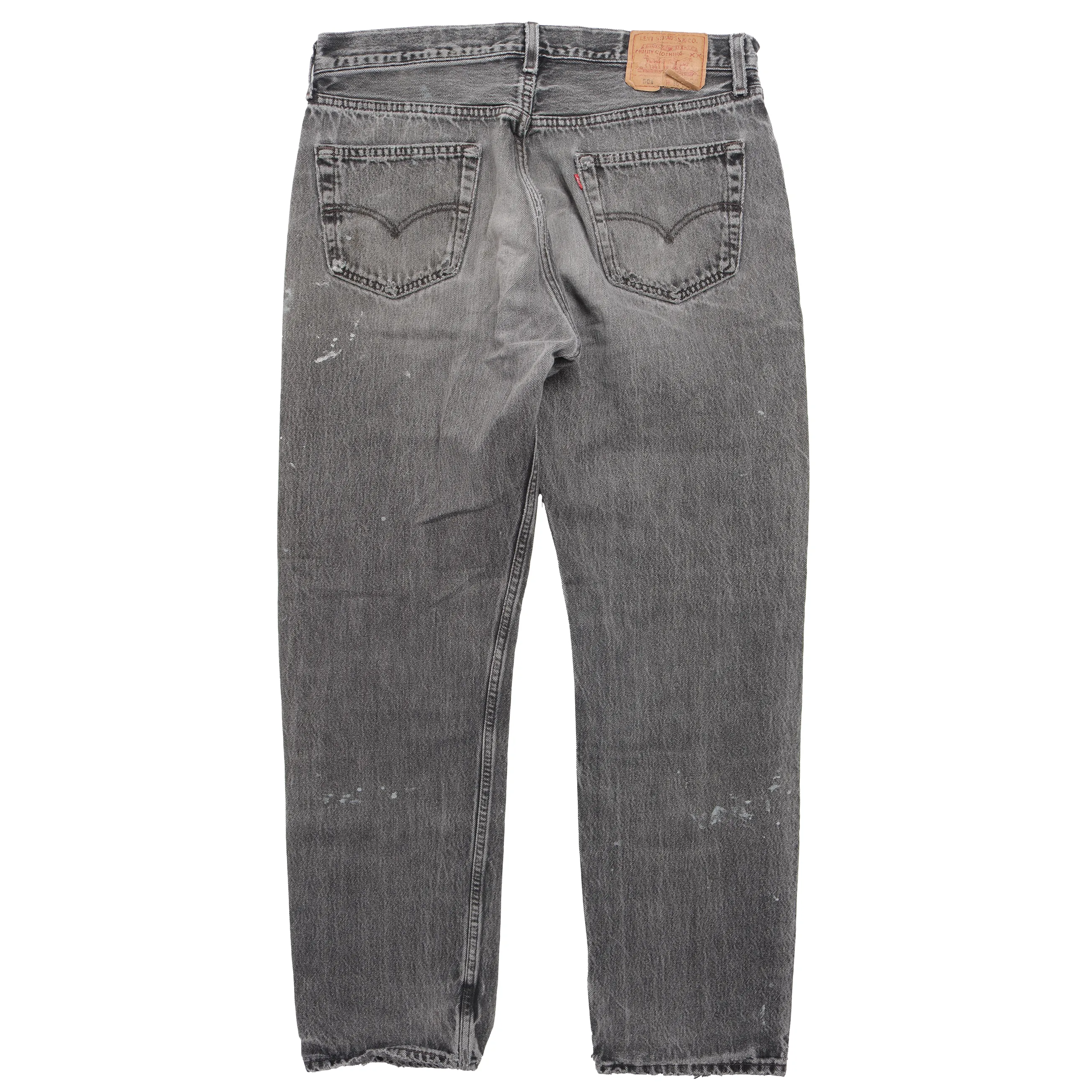1990's Levi's 501 Painter Distressed Denim