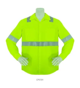 3A Long Sleeve HiViz Button Down work shirts