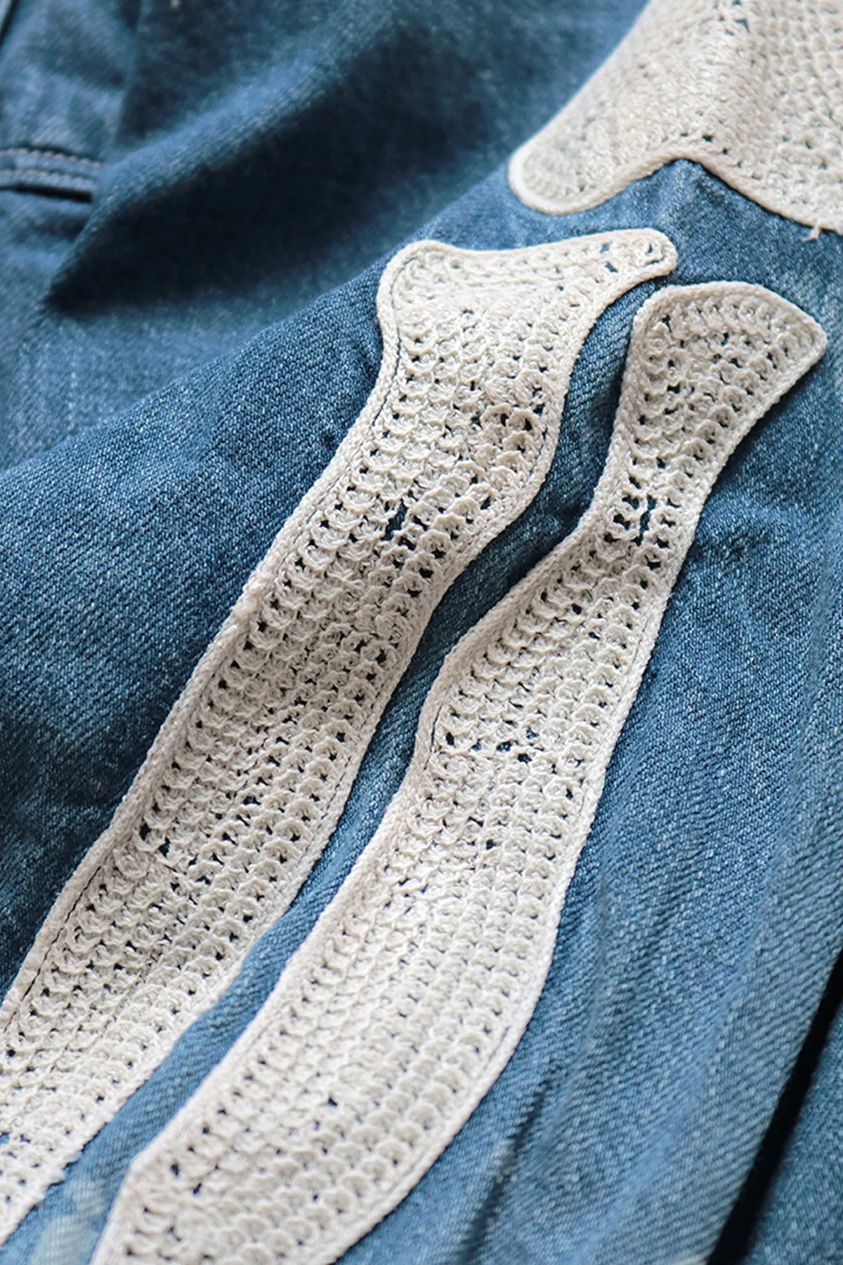 8oz Denim Work Shirt (BONE Embroidery) - PRO