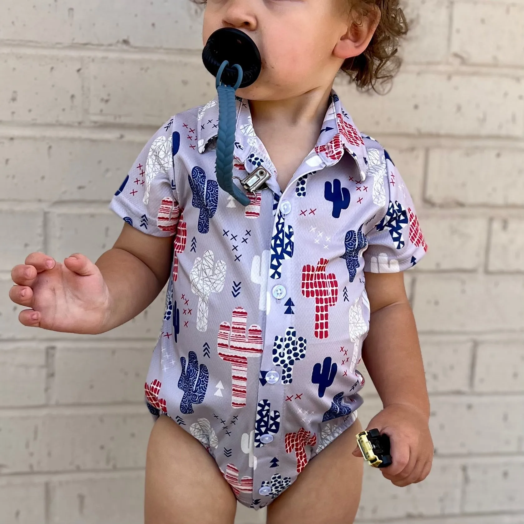 American Baby Button Up Onesie*