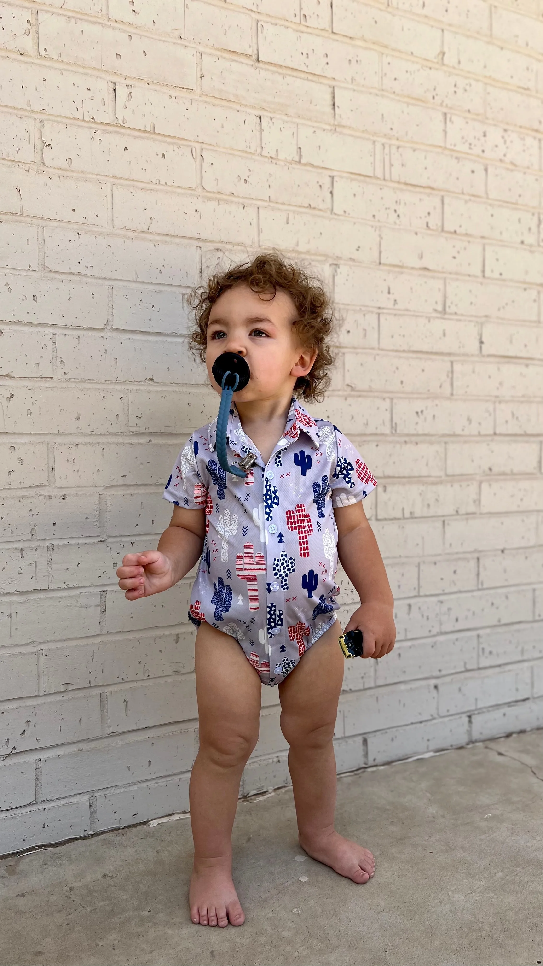 American Baby Button Up Onesie*