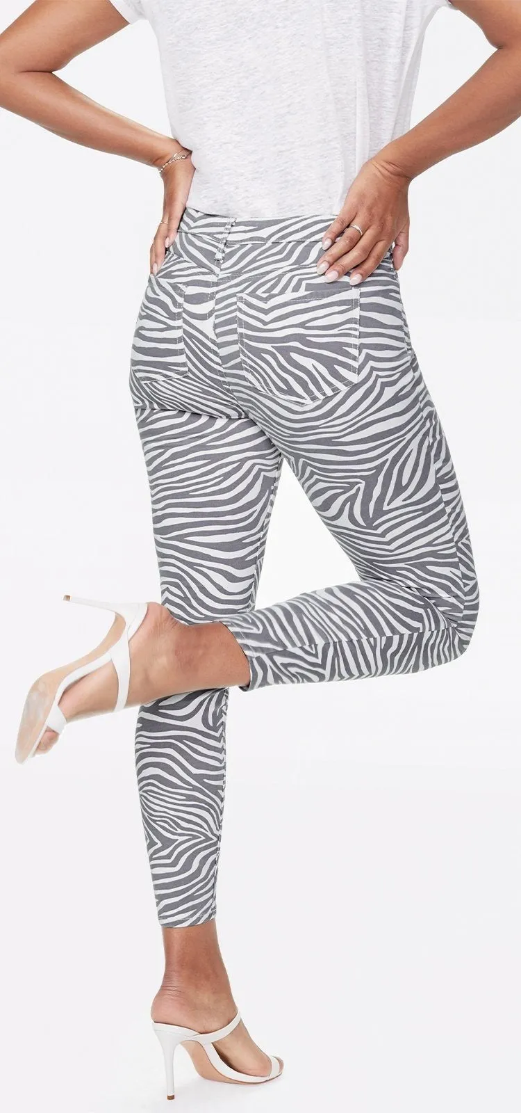 Ami Skinny Jeans Print Premium Denim | Kenya Zebra