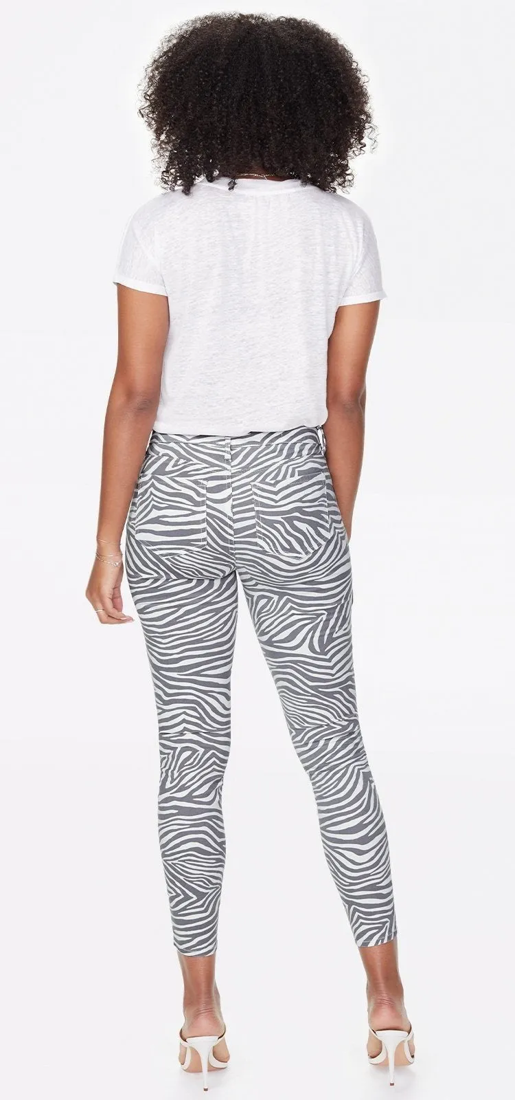 Ami Skinny Jeans Print Premium Denim | Kenya Zebra