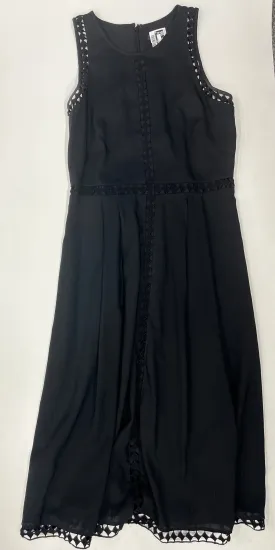 Ann Taylor Sleeveless Midi Dress Black Size XS