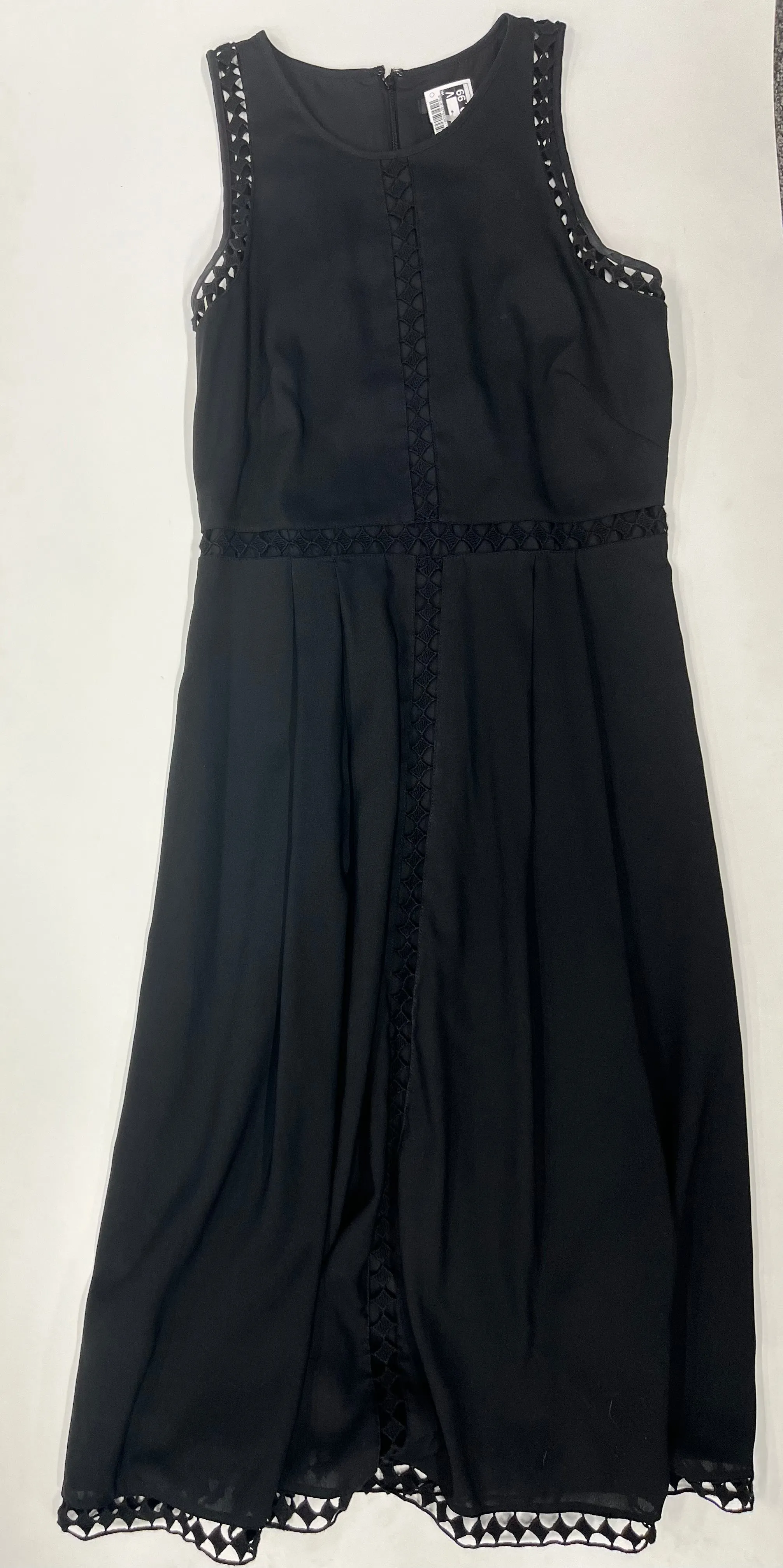 Ann Taylor Sleeveless Midi Dress Black Size XS
