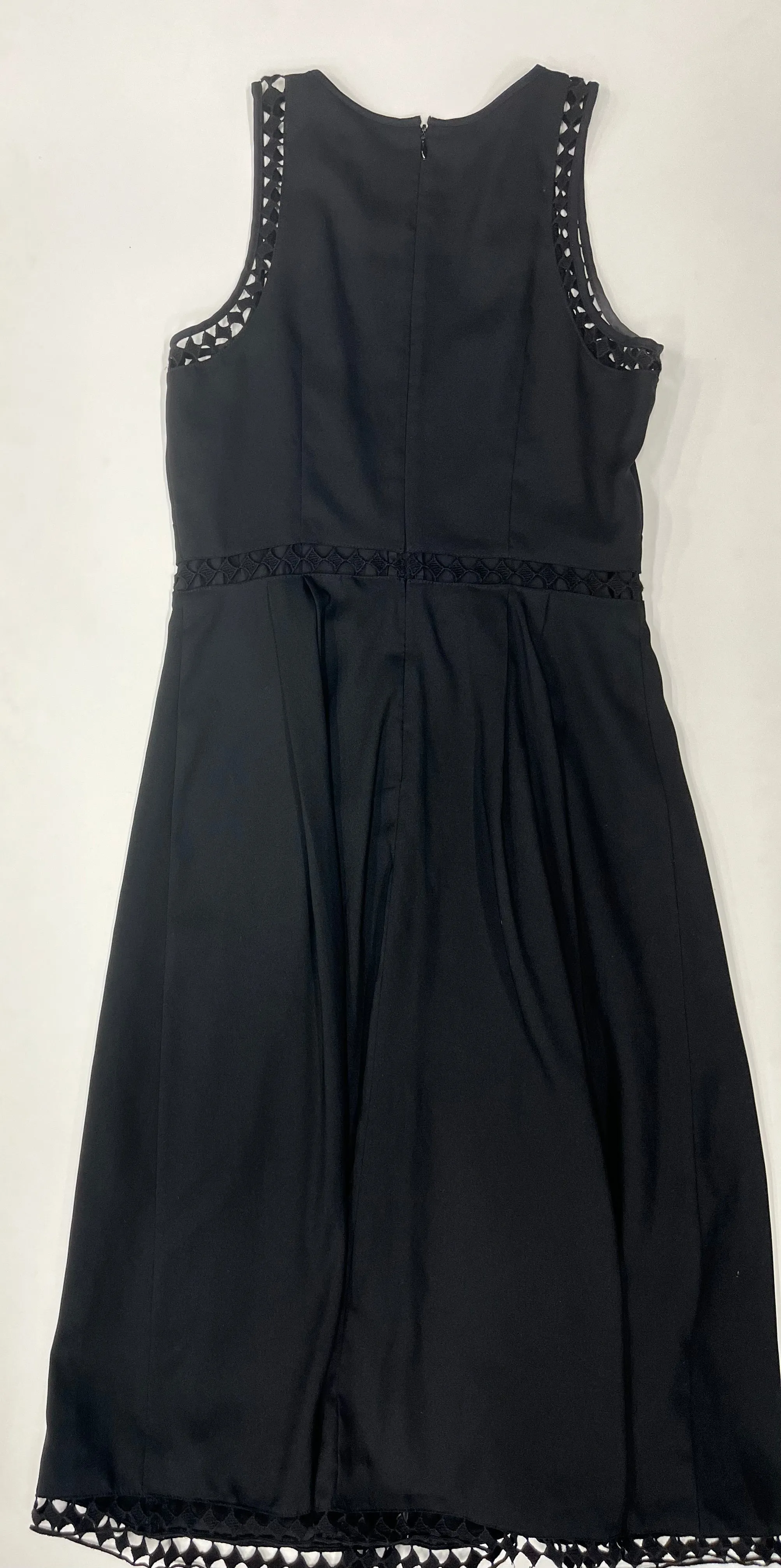 Ann Taylor Sleeveless Midi Dress Black Size XS