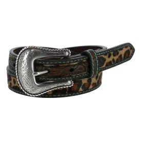 Ariat Girl's Leopard Print Western Belt
