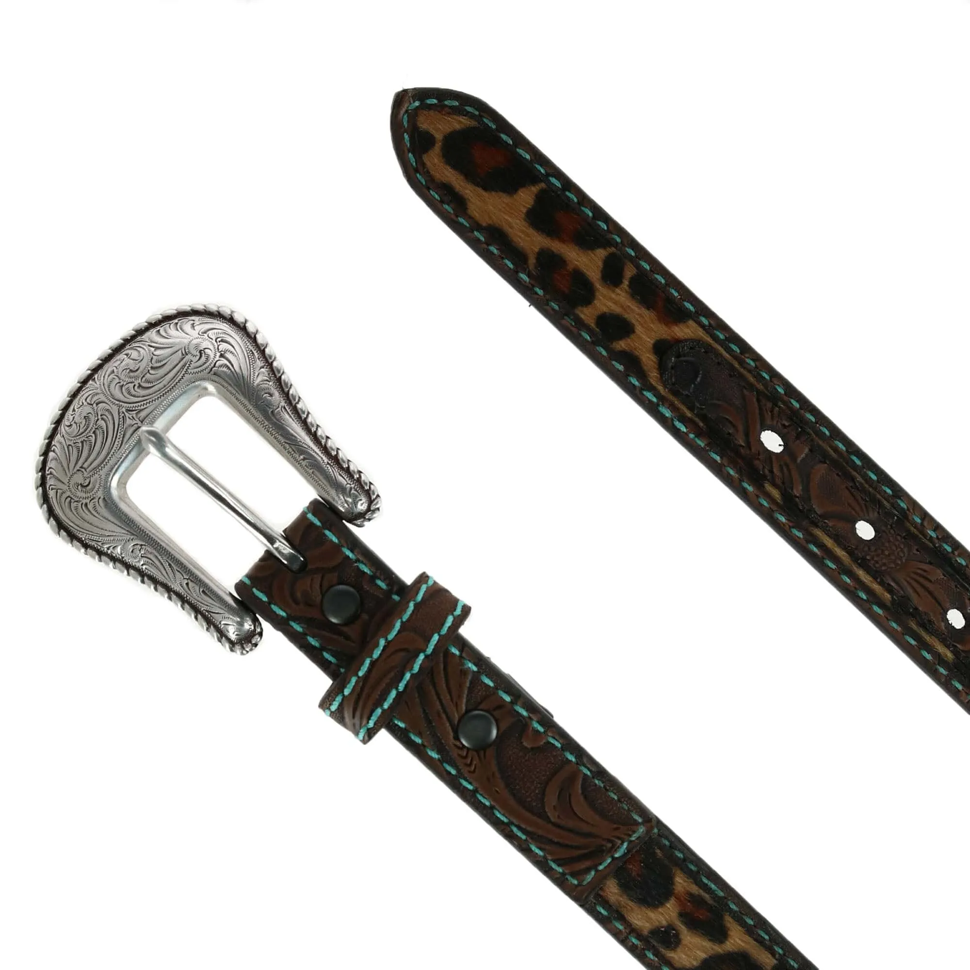 Ariat Girl's Leopard Print Western Belt