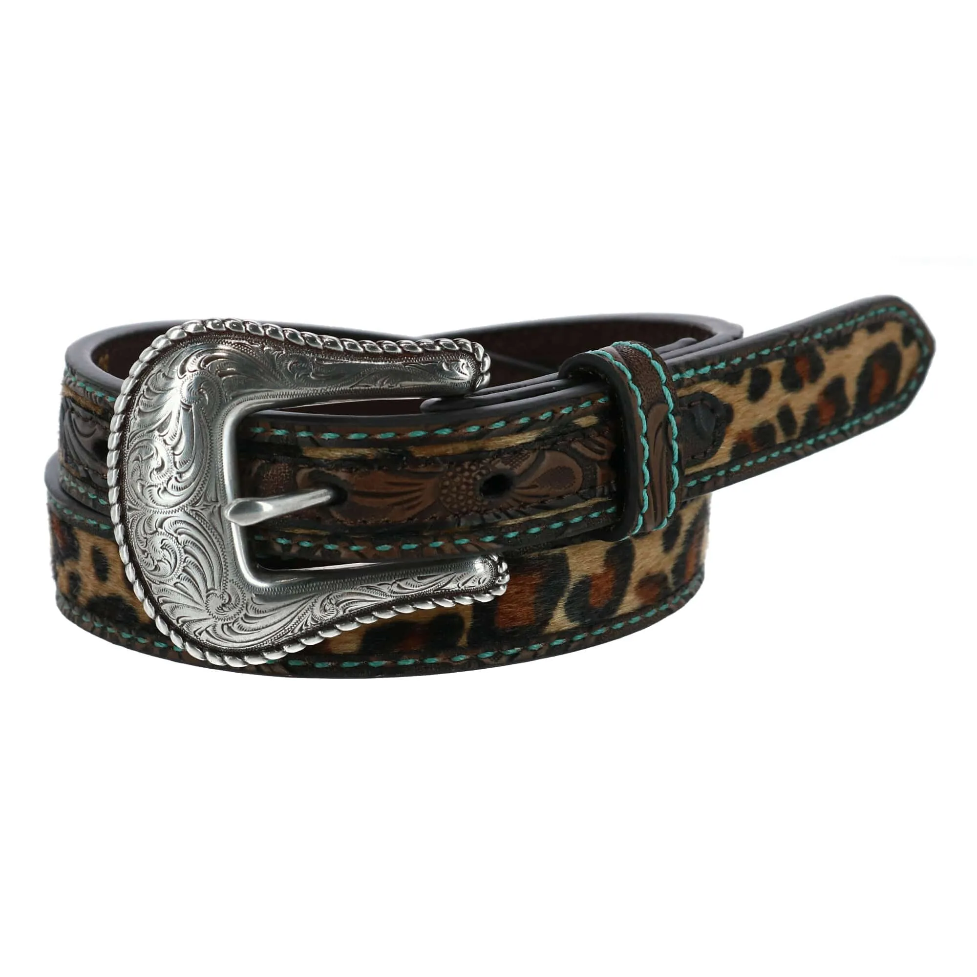 Ariat Girl's Leopard Print Western Belt