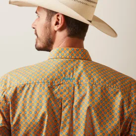 Ariat Mens Kilian Jasper Stone Fitted Shirt Long Sleeved Shirt 10043871