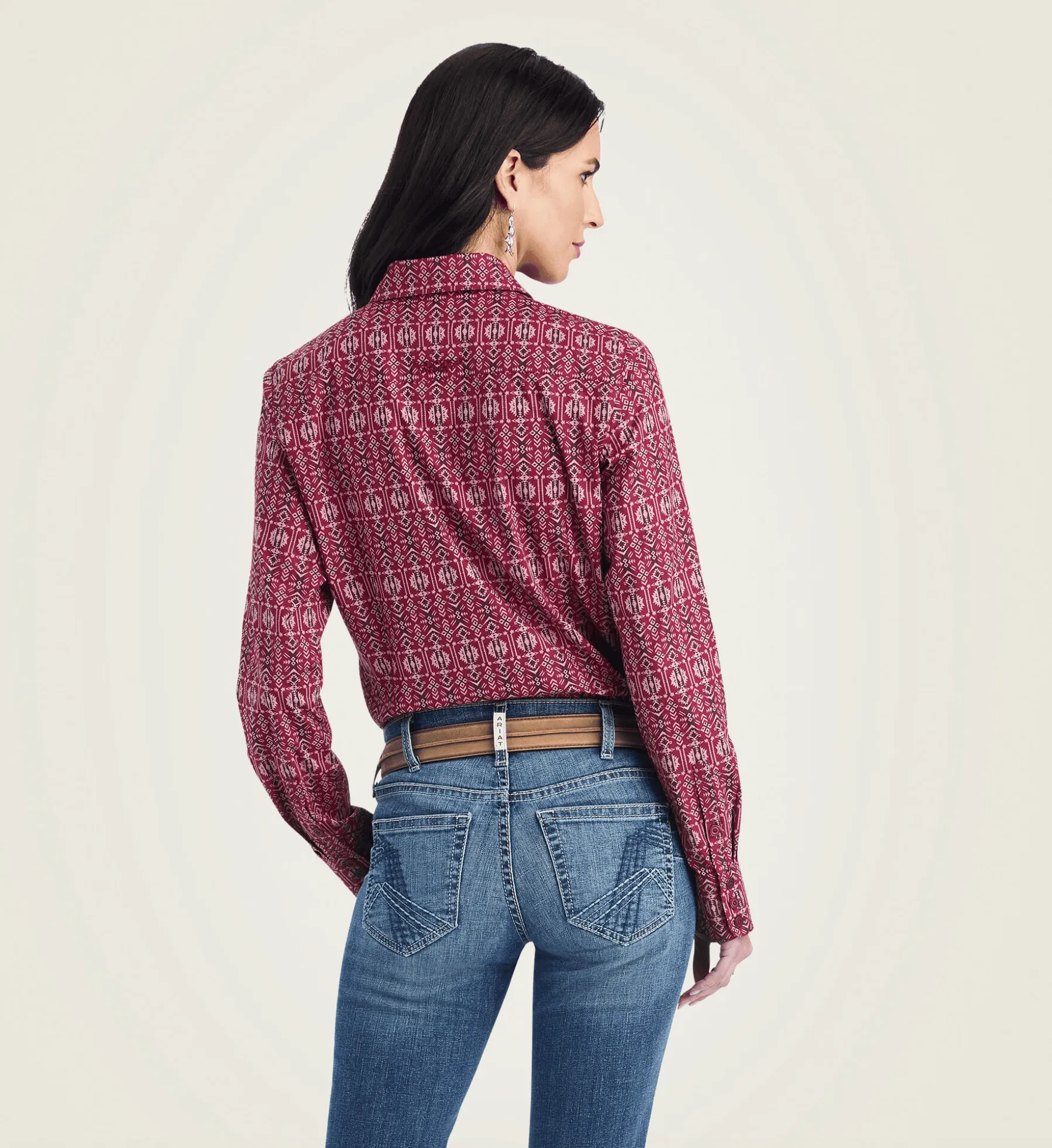 Ariat Women's Kirby Stretch Alma Multi Color Long Sleeve Western Shirt 10042177