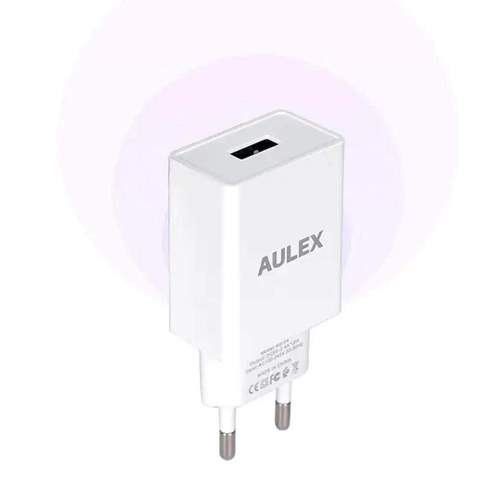 Aulex AG-04 Wall Charger Micro Cable 12W Fast Charging