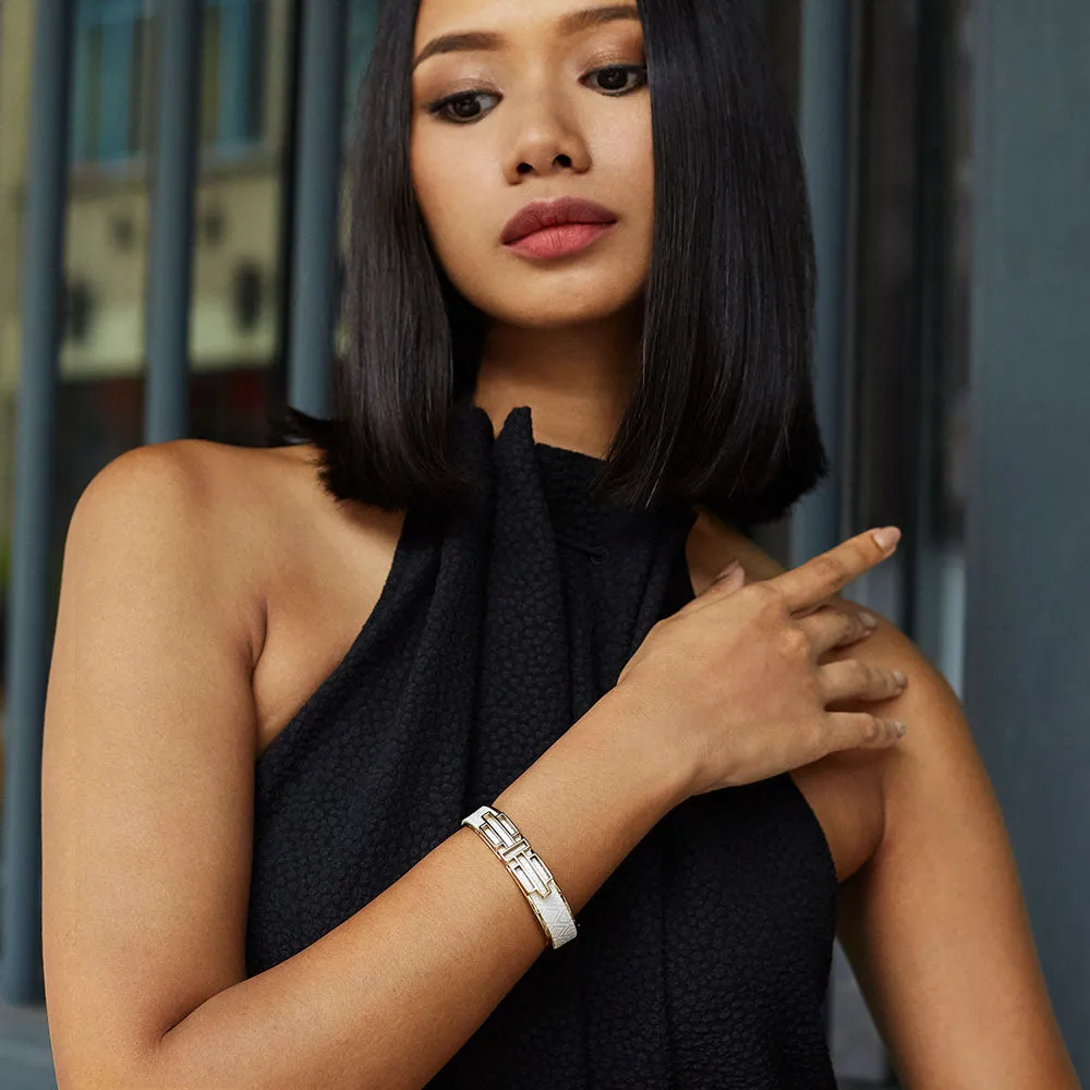 Ban Zu Silk Cuff - Mangosteen Red