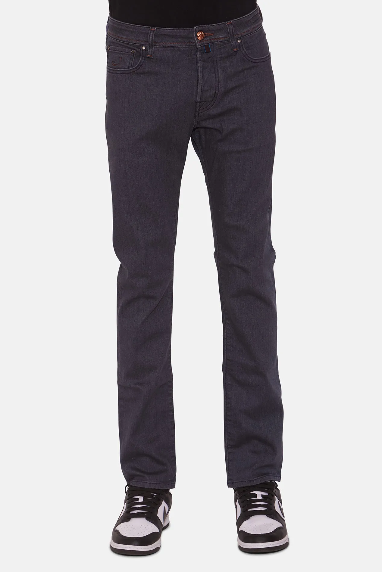 Bard Denim Dark Grey w Copper Stitch