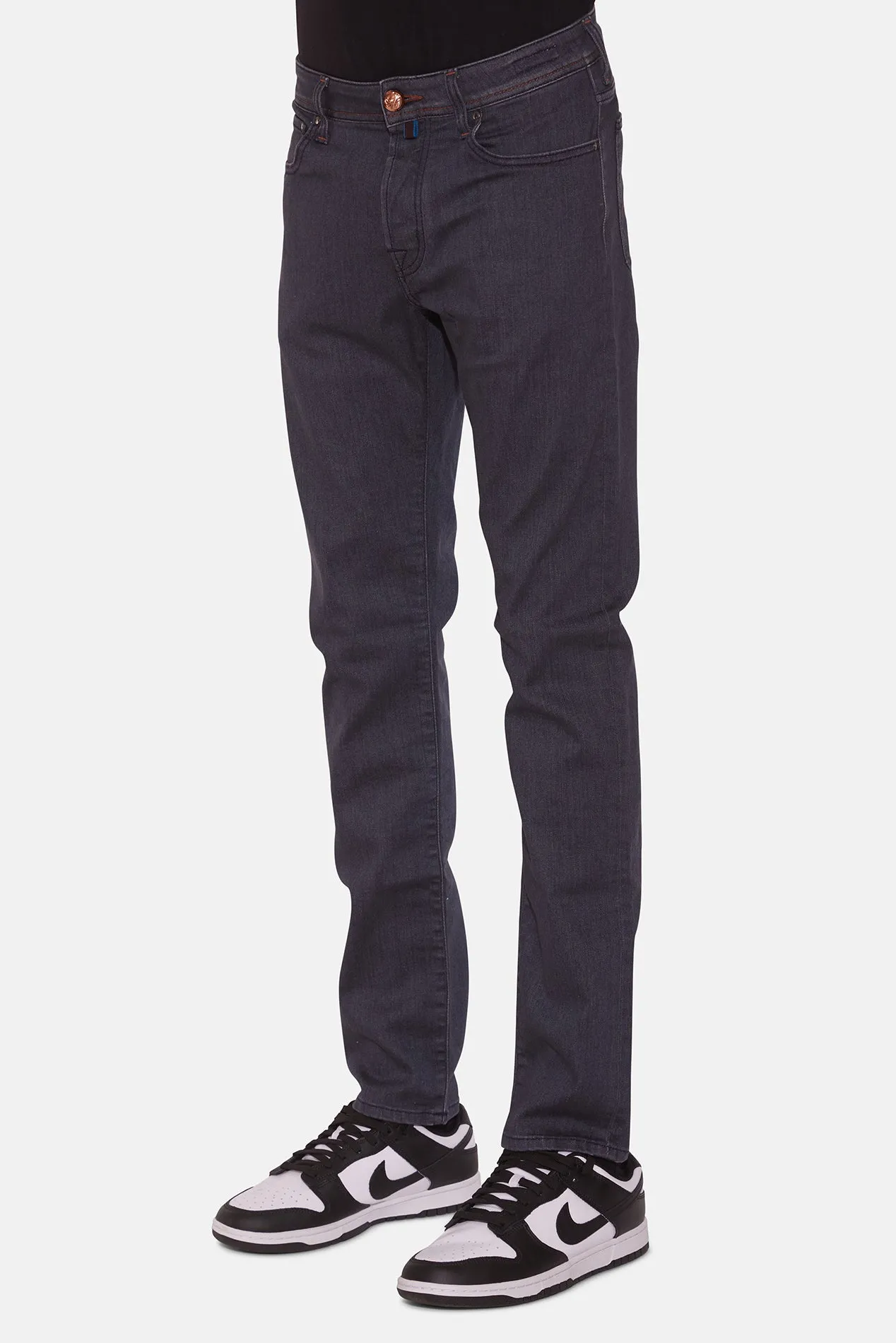 Bard Denim Dark Grey w Copper Stitch