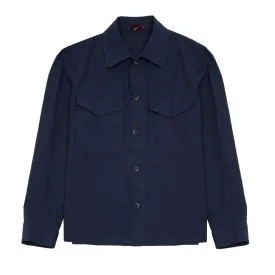 Barena Desco Mariol Overshirt in Navy