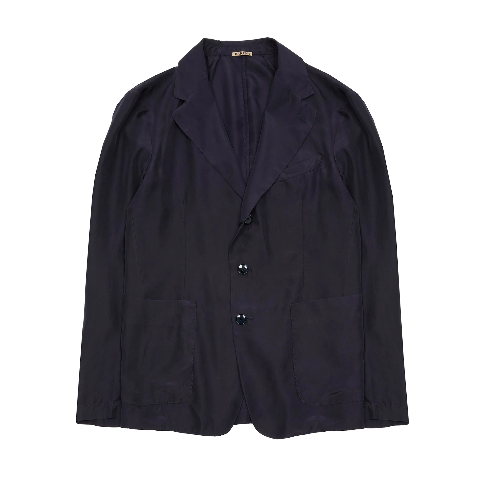 Barena Tales Rizzo Tentor Silk Jacket in Navy