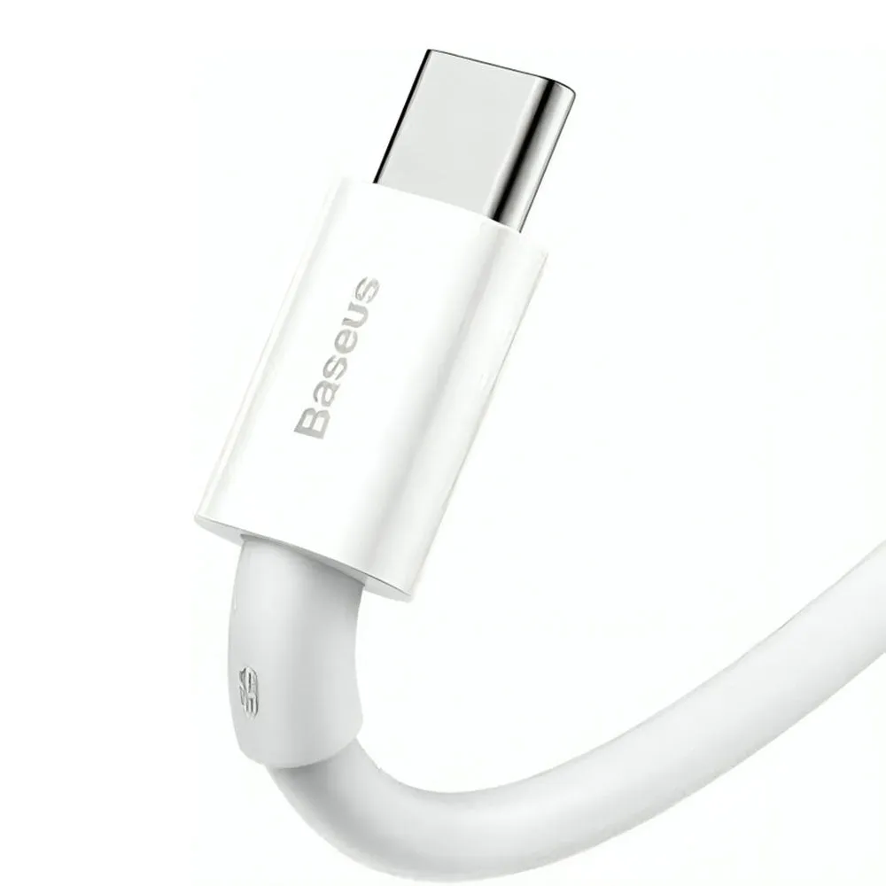 Baseus Superior Series CATYS-C02 Type-C To Type-C Cable 100W Fast Charging 2m - White