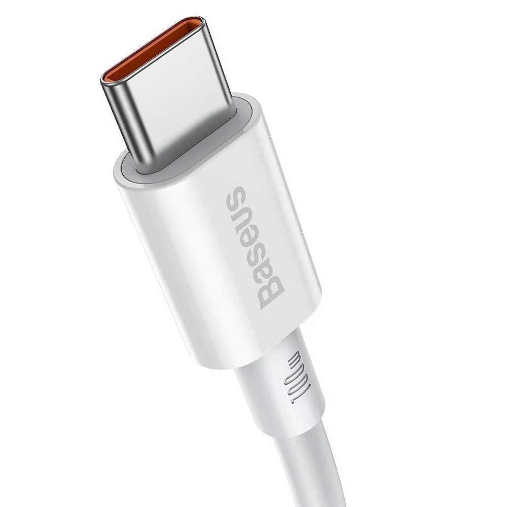Baseus Superior Series CATYS-C02 Type-C To Type-C Cable 100W Fast Charging 2m - White