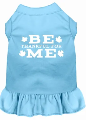 Be Thankful For Me Screen Print Dress Baby Blue Lg (14)