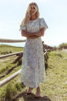 Bethie Petal Sleeve Maxi Dress - FINAL SALE