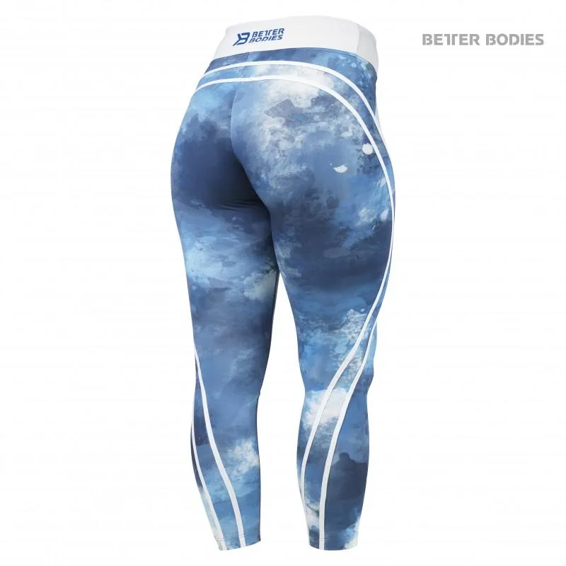 Better Bodies Galaxy High Waist Tights - Bright Blue