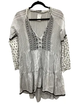 Black & White Dress Casual Short Zara, Size S