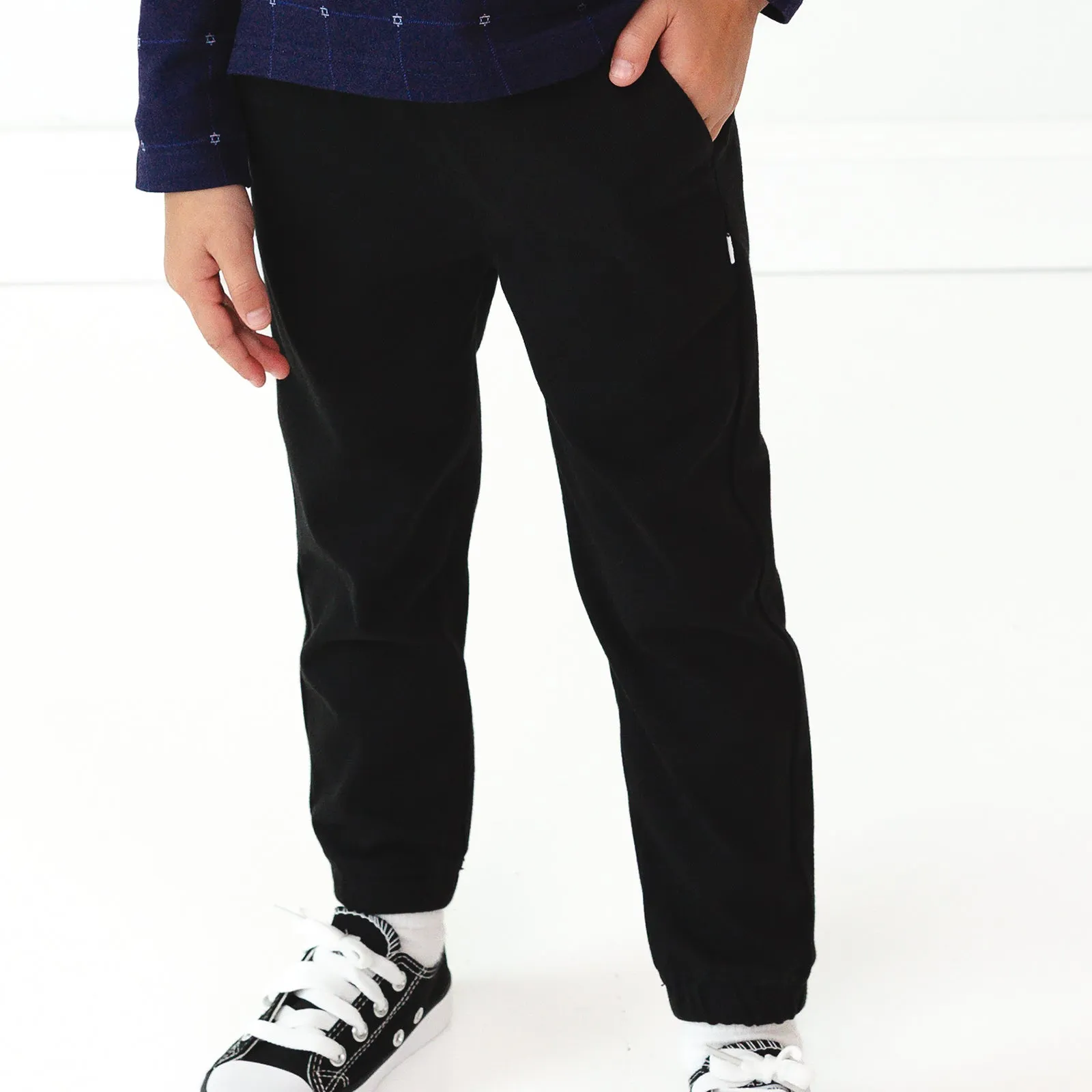 Black Denim Jogger