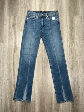 Blue Denim Jeans Straight Hudson, Size 0