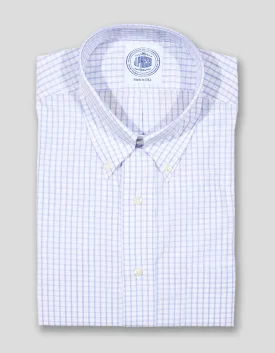 BLUE GRAPH CHECK DRESS SHIRT