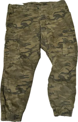BONES: Dr. Jack Hodgins' ZARA Green Camo Utility Pants (S)