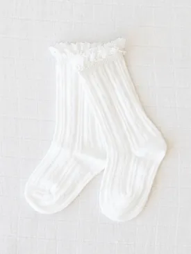 Boot Socks - Eggshell