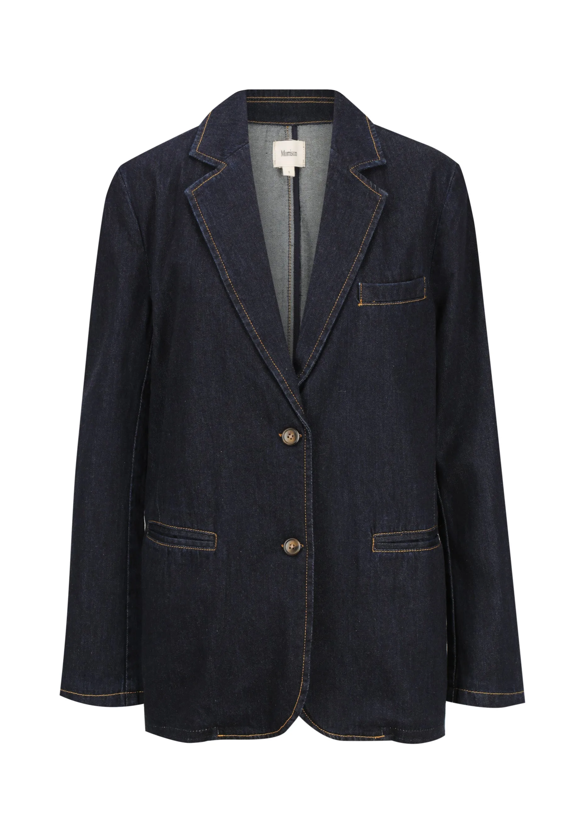 Boston Denim Blazer_Indigo
