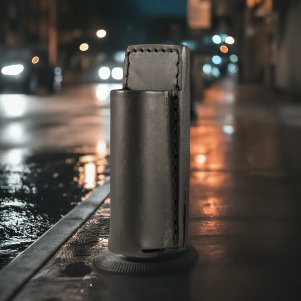 Boston Leather Strion Open Top Holder