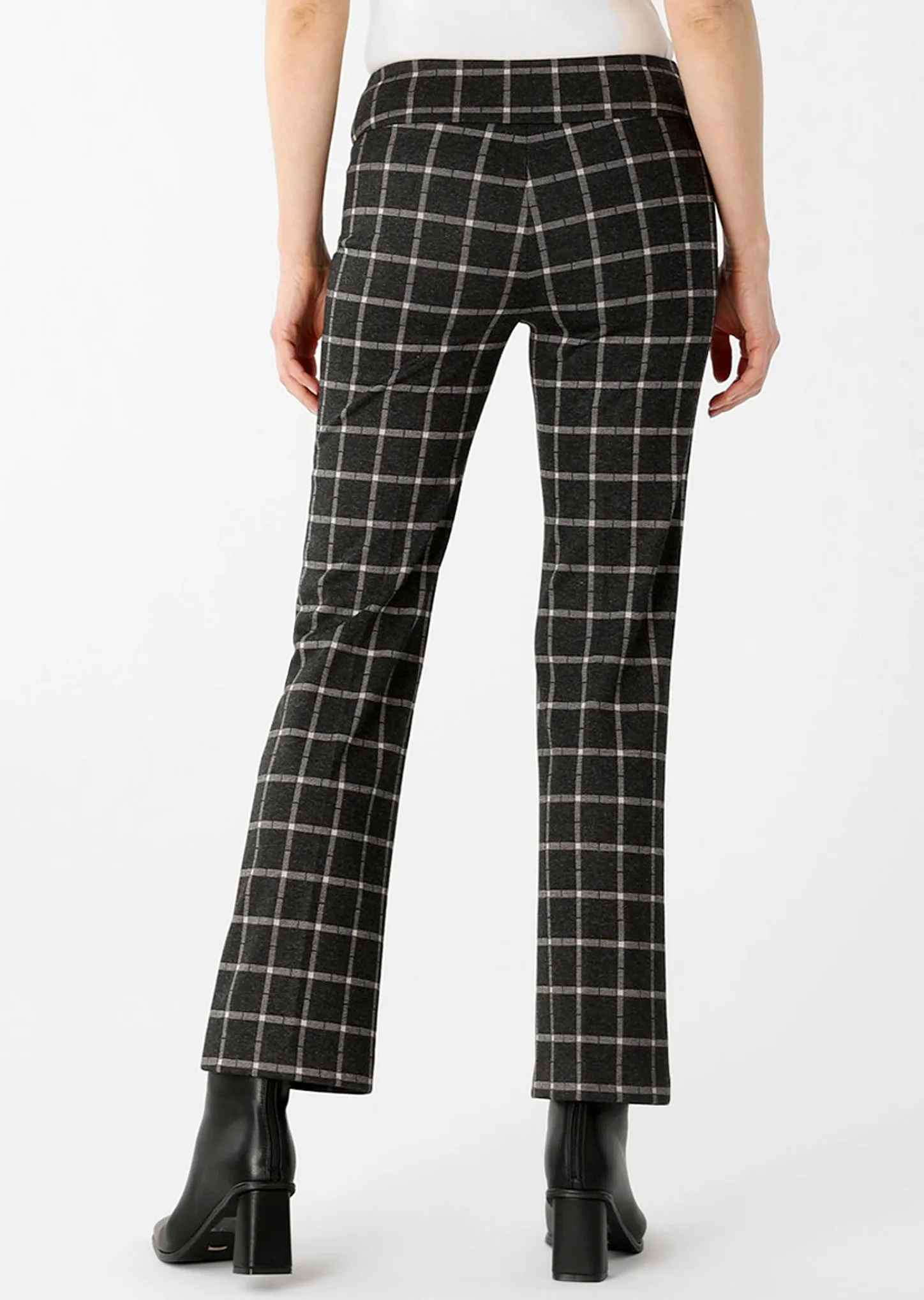 Bradford Plaid Fabric 30" Straight Leg Trouser