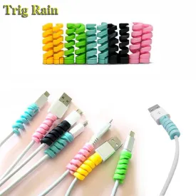 Cable Espiral protector de Cable USB