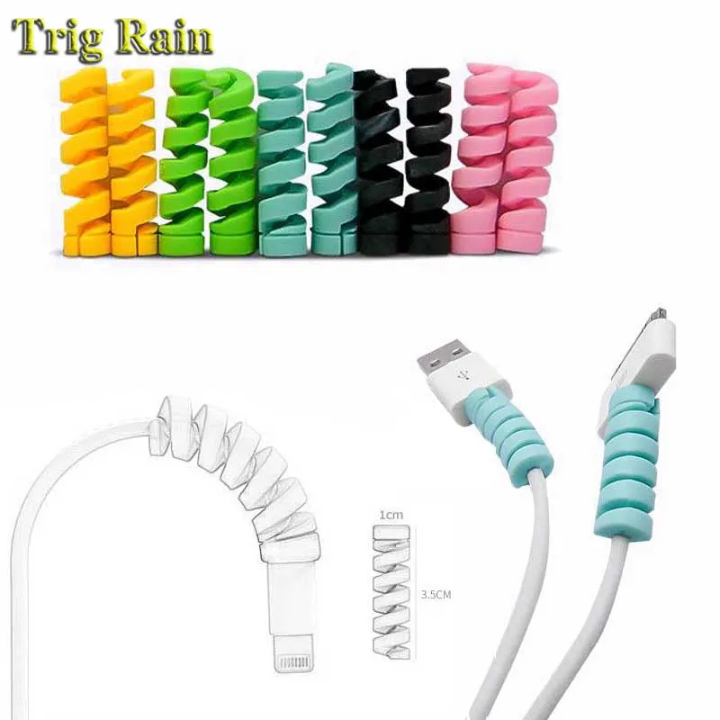 Cable Espiral protector de Cable USB
