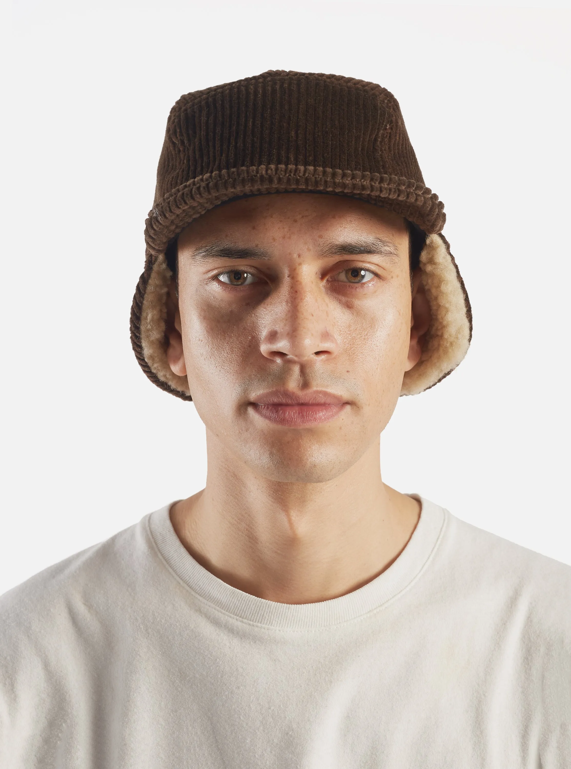 5W Brown Corduroy Cableami Cap