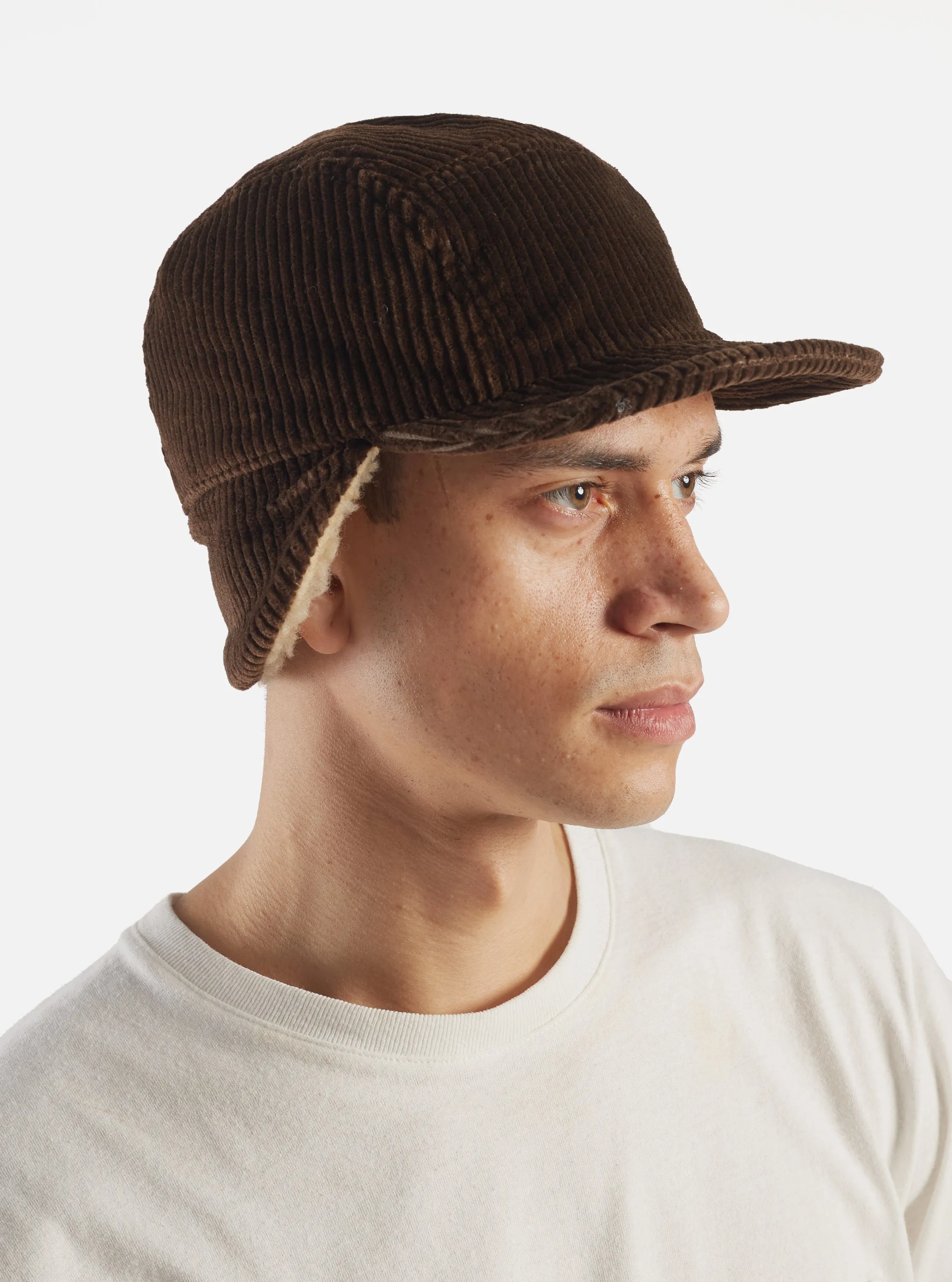 5W Brown Corduroy Cableami Cap