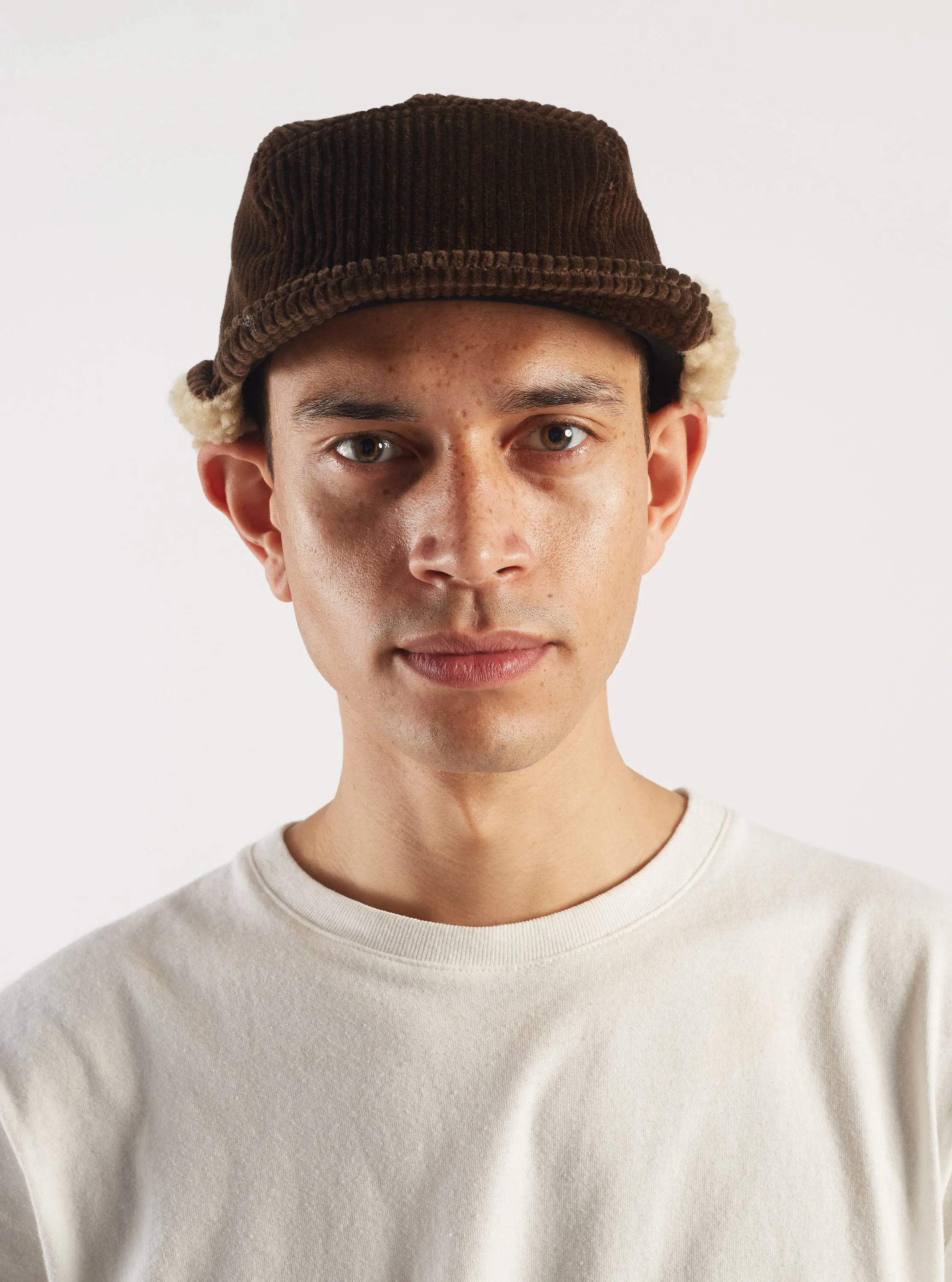 5W Brown Corduroy Cableami Cap