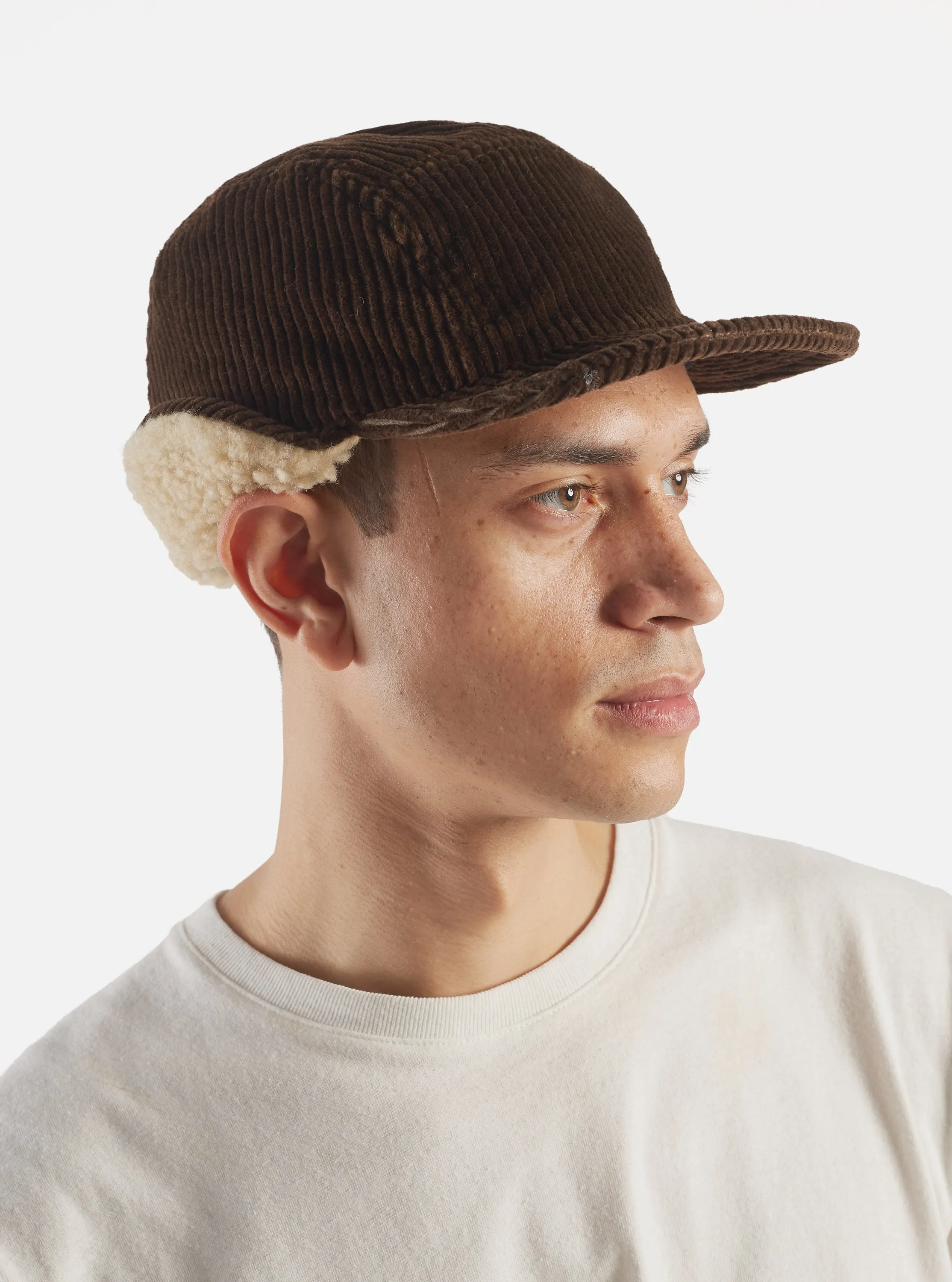 5W Brown Corduroy Cableami Cap