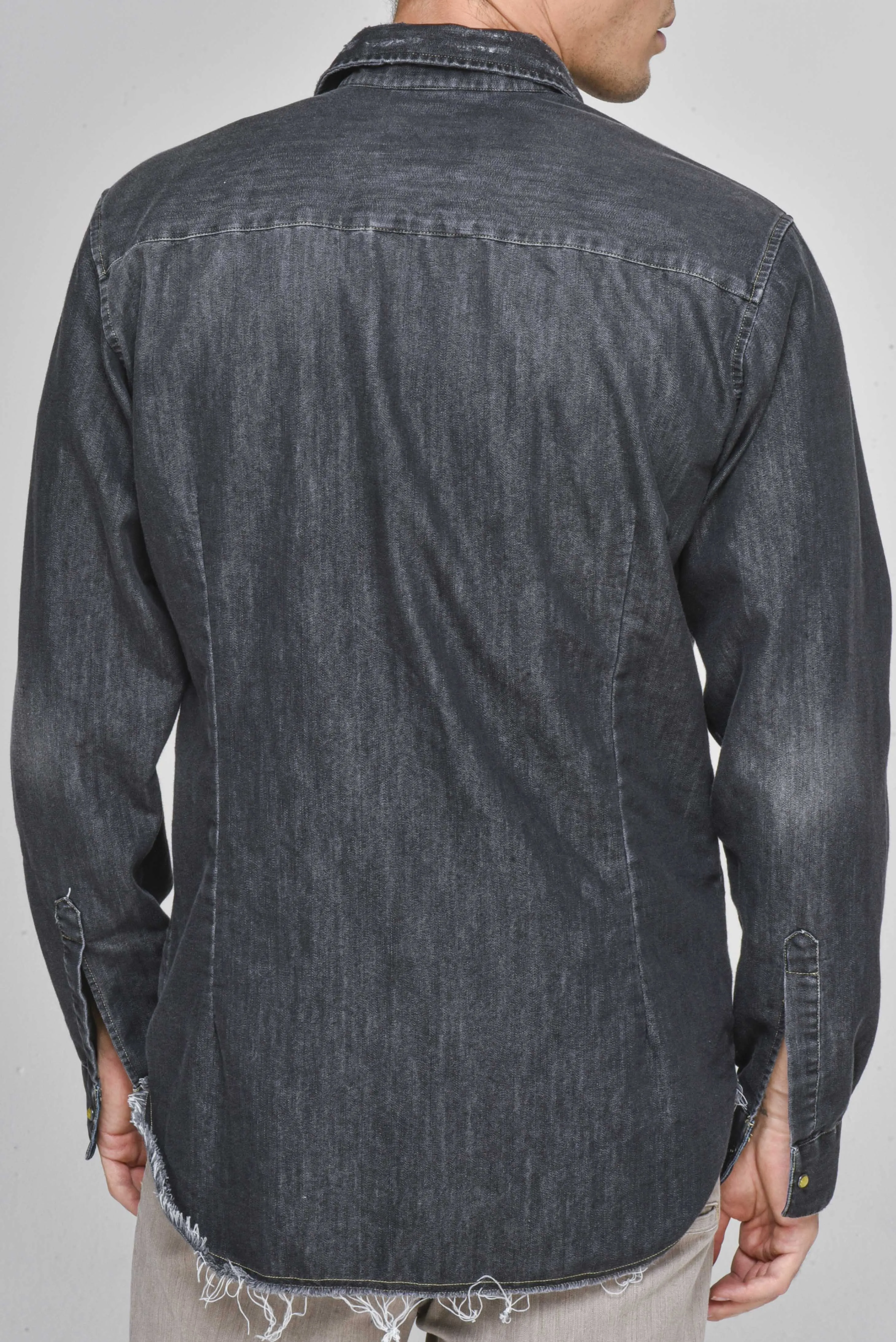 Camicia in denim Regular Spy BLK Music FW22/23