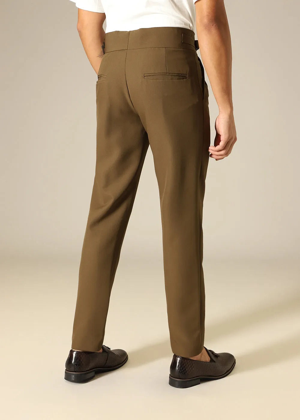 Caramel Brown Gurkha Pant