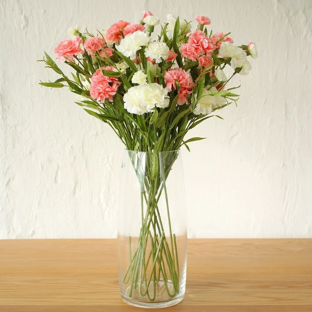 Carnation Silk Flowers - Set of 3 Stems