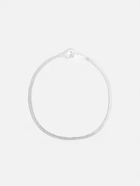 Chunky Snake Chain Necklace | Silver