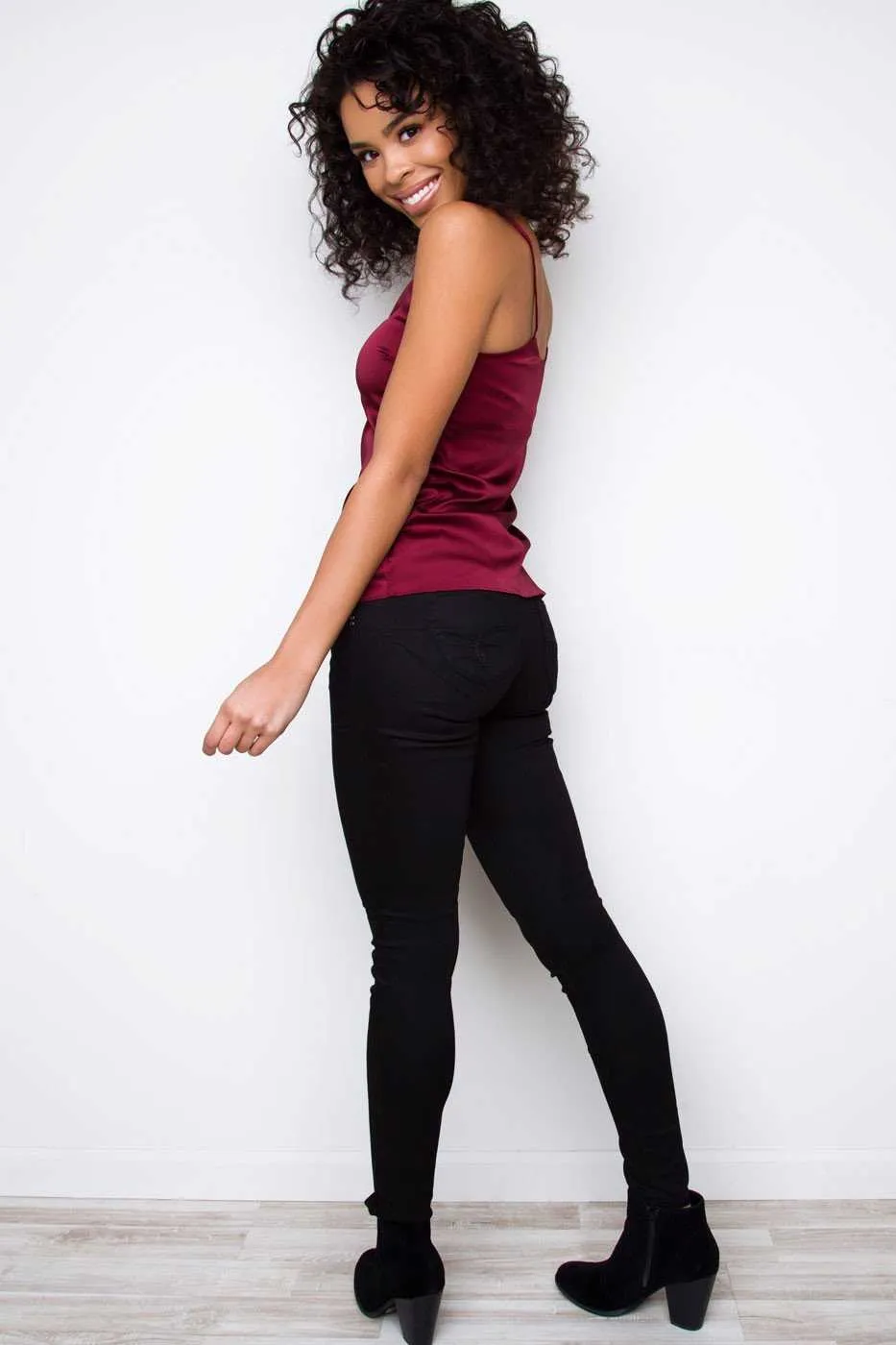 Claudia Skinny Lifter Jeans - Black