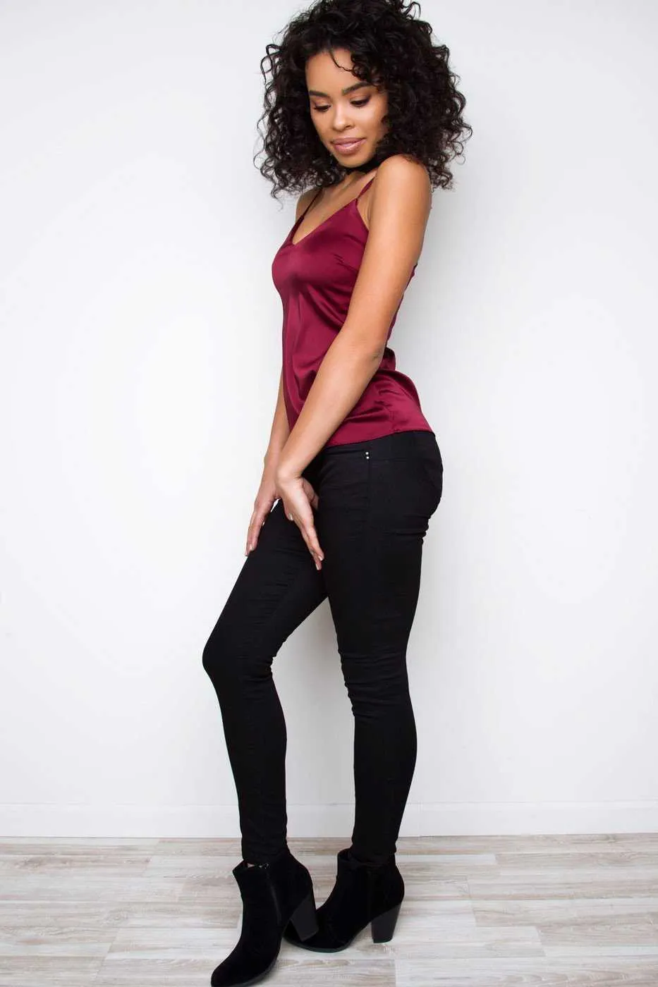 Claudia Skinny Lifter Jeans - Black
