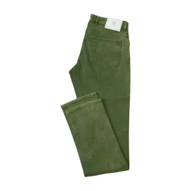 Color Denim in Washed Green