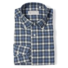 Cotton Flannel Check Button-down Shirt